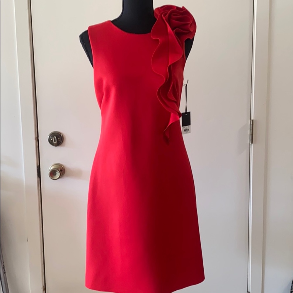 JASON WU Red Cocktail Dress. NEW